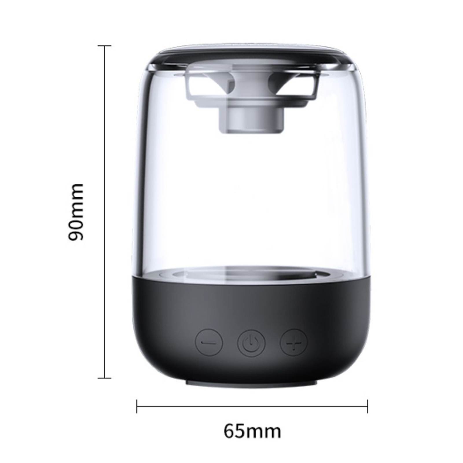 Loa Kết Nối TWS Thẻ TF C7 Mini Không Dây Bluetooth 5.0 Với Đèn LED Trong Suốt