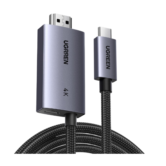 Cáp chuyển Type C sang HDMI hỗ trợ 4K dài 2m Ugreen 55330 CM675 - Hàng chính hãng