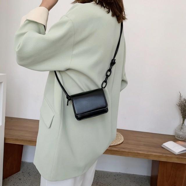 Túi Xách Nữ 50K - TÚI ĐEO CHÉO DÂY PHA XÍCH ULZZANG CÁ TÍNH KT 12CM TD04