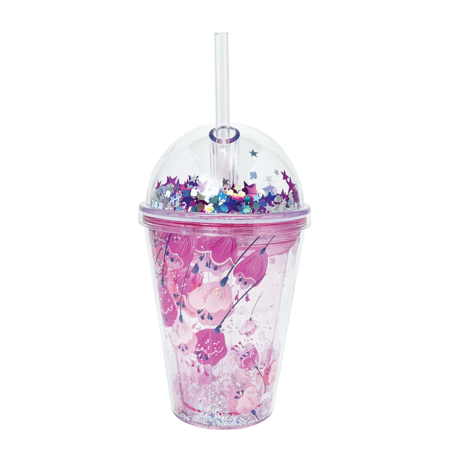 Ly Nhựa Clever Cup Fairy Forest Hồng CLEVERHIPPO PCUP06/PINK