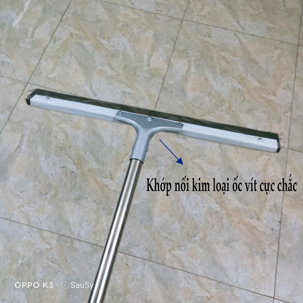 Cây chổi Gạt, Đẩy nước sàn nhà Bản dầy cán Inox thẳng dài 135cm