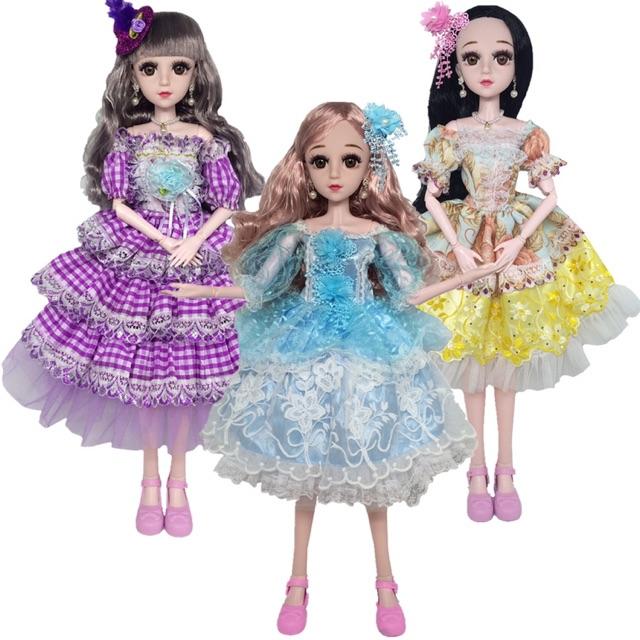 Đầm búp bê 60 cm - xanh lợt