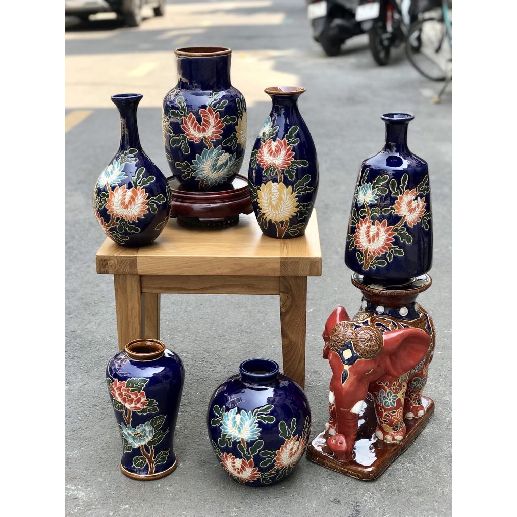 Bình Hoa Cúc Dương HN Gốm Sứ Thủ Công Nam Bộ Trang trí decor cắm hoa trưng hoa