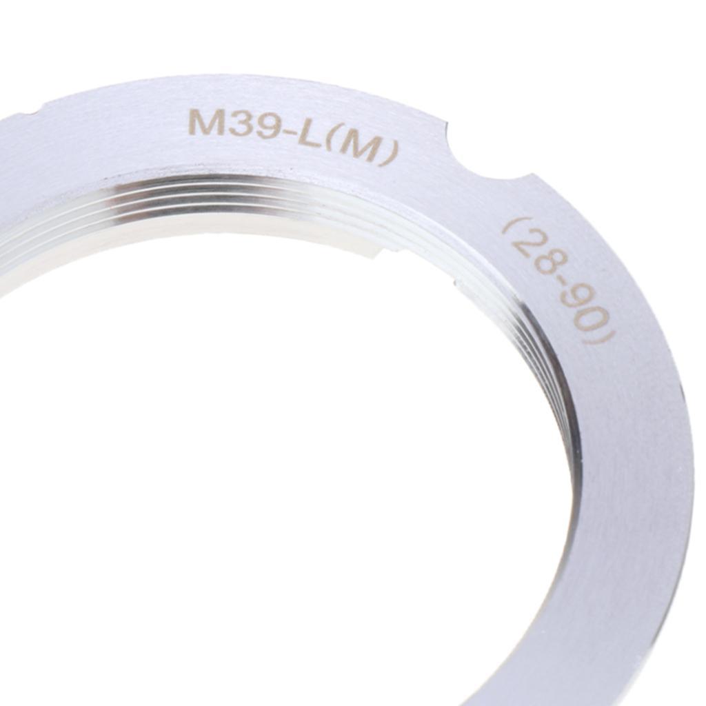 Camera Lens Mount Adapter Ring for M39 L39 L Lens to LM