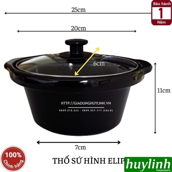 Nồi nấu cháo chậm tự động điện tử BBcooker DS15 - 1.5 lít - Hàng chính hãng - Nồi nấu cháo cho bé, nồi hầm, chưng yến