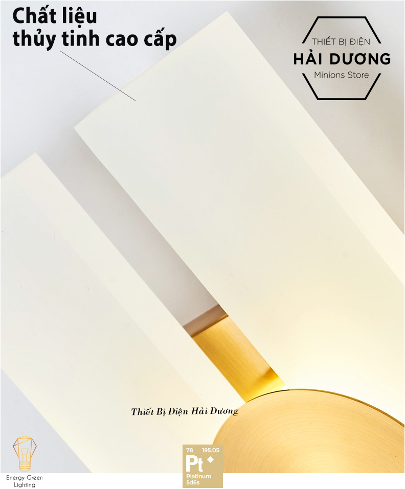 Đèn Tường Đồng Cao Cấp Kiểu Dáng Hiện Đại DT-620  Ánh Sáng Vàng - Led Siêu Sáng - Có Video