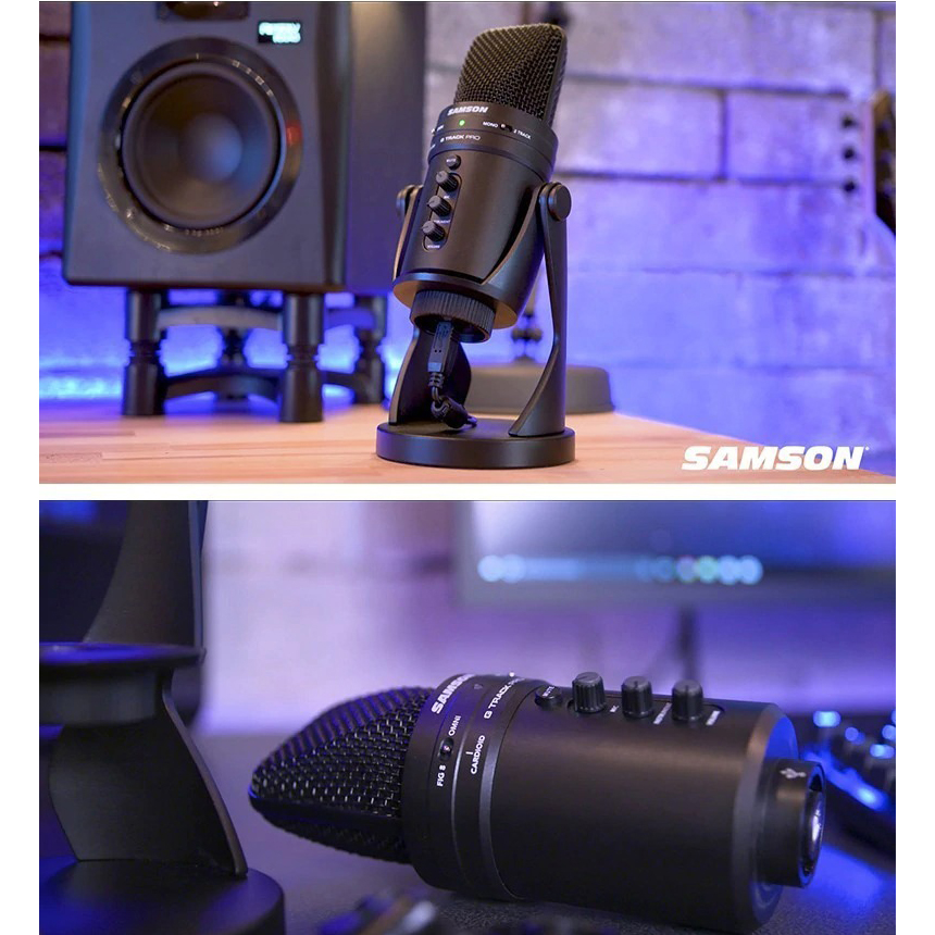 Samson G-Track Pro - Micro USB Thu Âm Chuyên Dụng Cho Streamer, Podcaster, Youtuber Chuyên Nghiệp - Hàng Chính Hãng