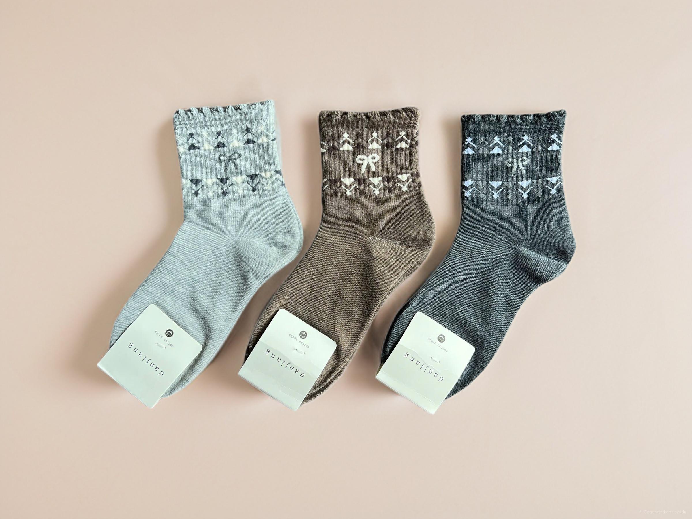 SET 5 ĐÔI TẤT VỚ NỮ CAO CỔ MÃ 25 DÀNH CHO NỮ