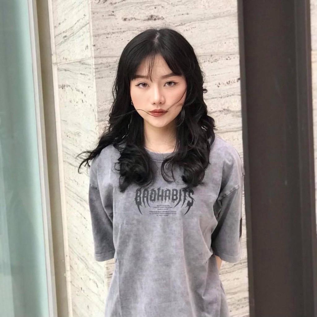 Áo Thun Local Brand Bad Habits Wash Màu Tay Lỡ Unisex Full Mạc