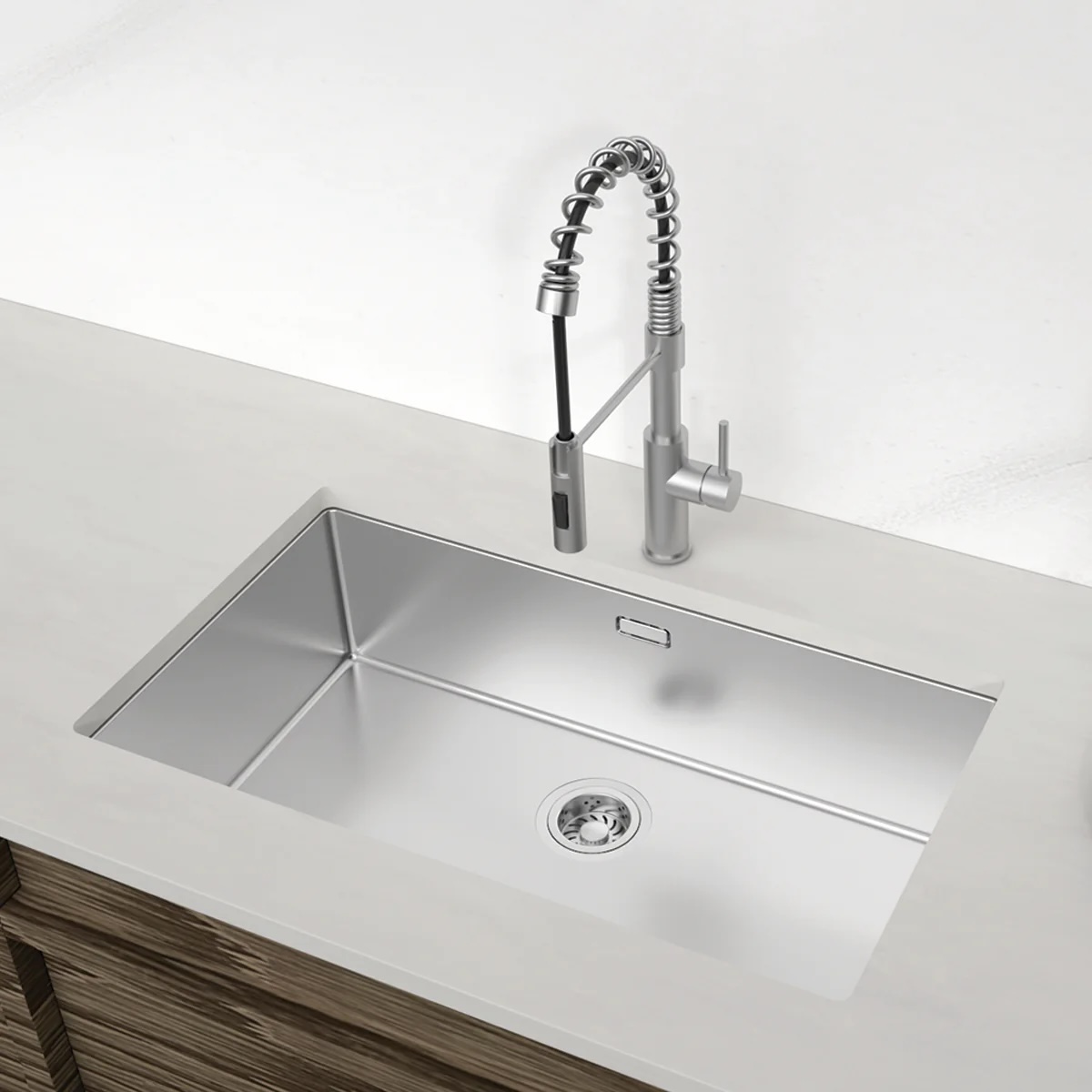 Chậu bếp Inox Hafele Satin R25 HS24-SSN1S-760 - 567.24.407