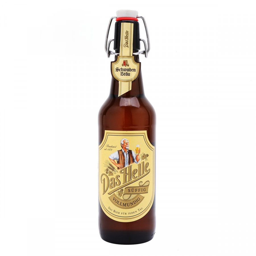 Thùng 20 chai bia Schwaben Brau Das Helle 5.0%