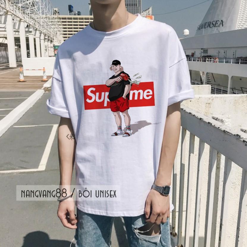 Áo Thun Tay Lỡ Unisex Sup Chư Bát Giới Siêu Cute