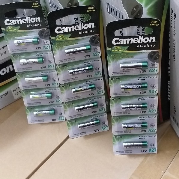 Pin A27 Camelion 12V - Pin A27 Alkaline Camelion 12V dùng cho cửa cuốn điều khiển