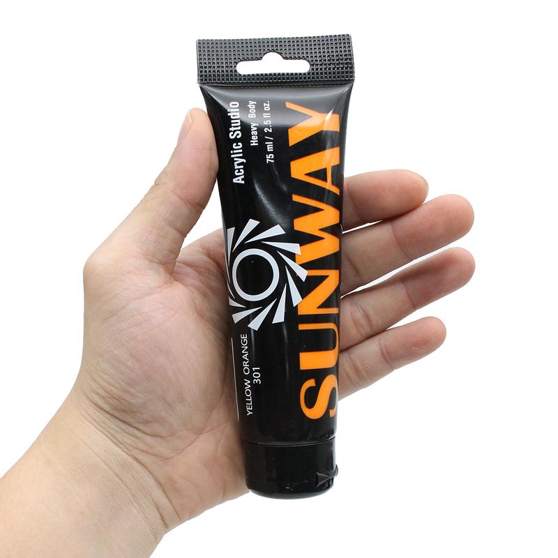 Tuýp Màu Vẽ Acrylic 75 ml - Sunway No.301 - Yellow Orange