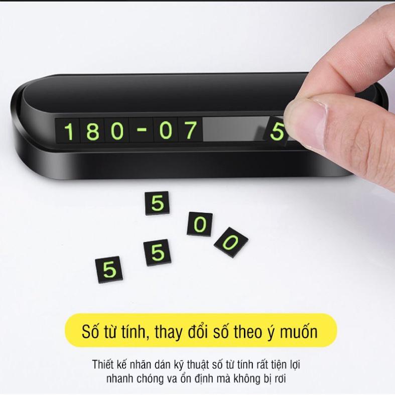Bảng ghi số phone trên ô tô gắn taplo khi dừng đỗ xe