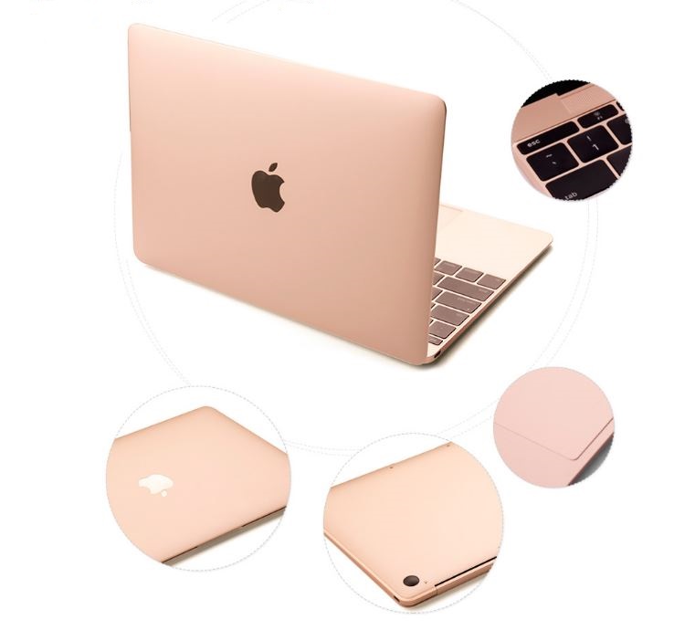 Bộ dán bảo vệ cho Macbook màu Rose Gold