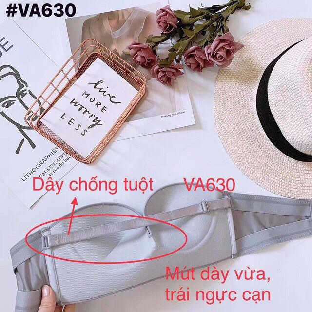 Áo Lót Chống Tụt Đúc Su, Áo Ngực Mặc Áo Hở Vai Cài Trước Không Gọng Nâng Ngực