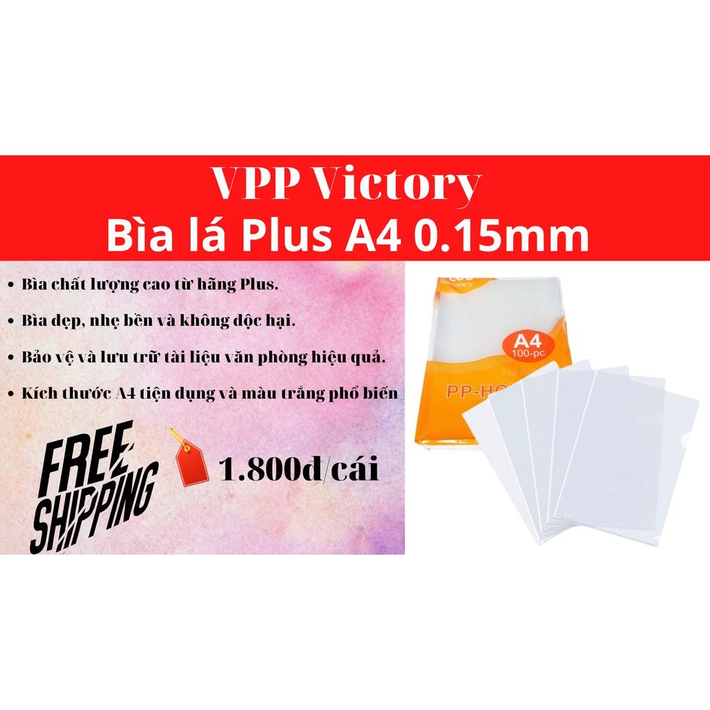 BÌA LÁ KẸP HỒ SƠ A4 PLUS MÀU TRẮNG