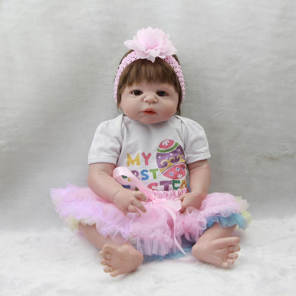 2-3pack "My First Easter" Romper Skirt Set for 22''-23'' Reborn Baby Girl Doll