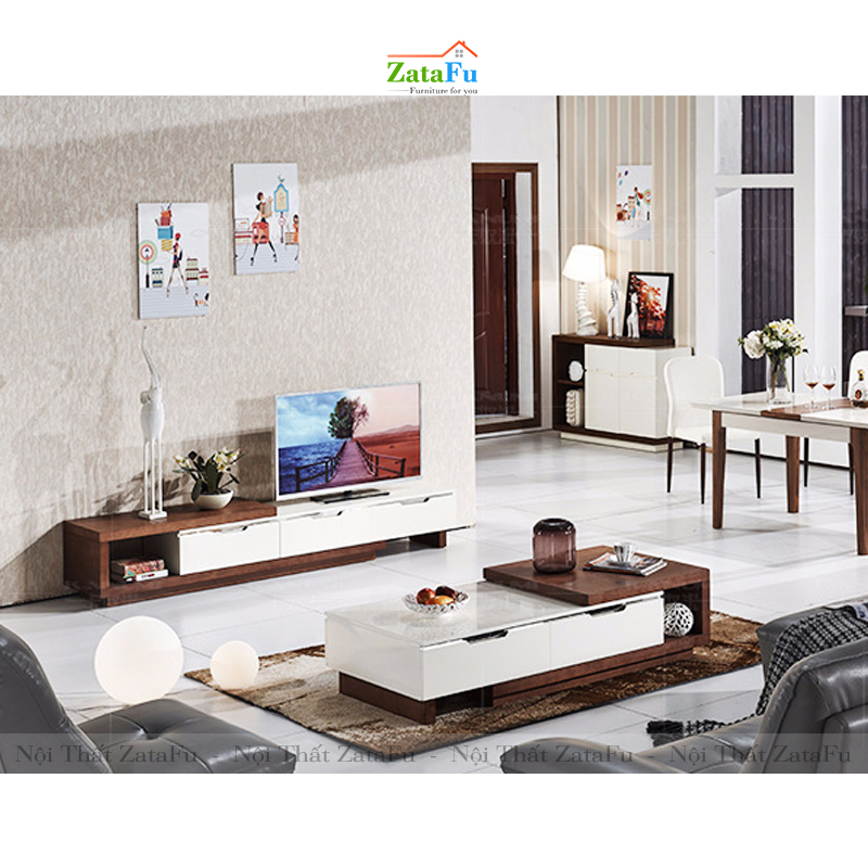 Bàn Trà Sofa Gỗ Ngồi Bệt Phong Cách Sáng Tạo Tùy Chỉnh Kích Thước BSF-15 ZataFu