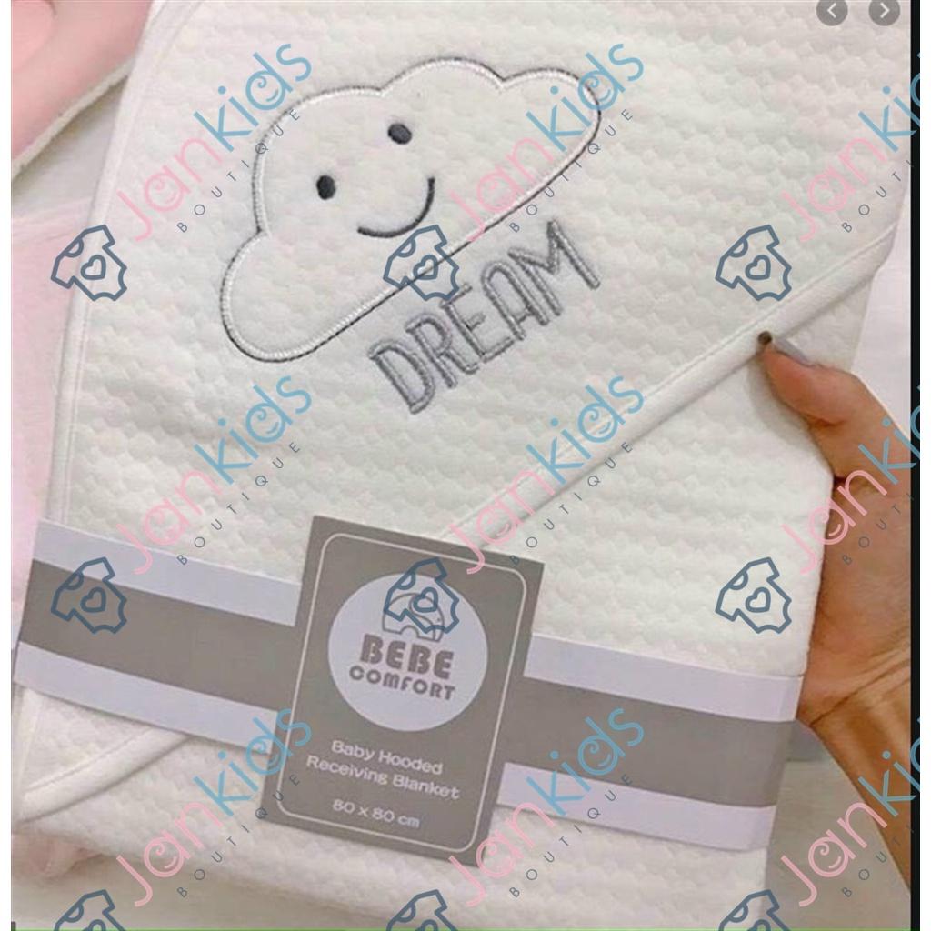 Chăn ủ choàng có mũ BEBE COMFORT cho bé kích thước 80x80cm