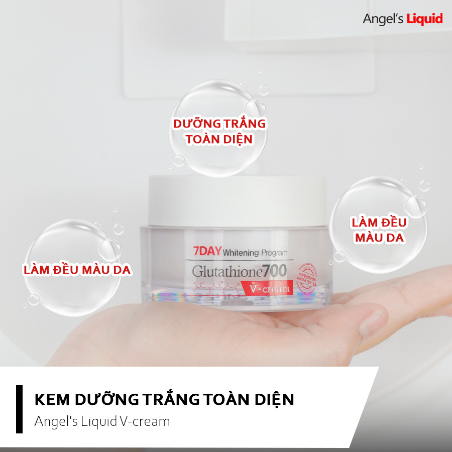 Bộ Sản Phẩm Dưỡng Da Trắng Sáng 7DAY Whitening Program Glutathione 700V