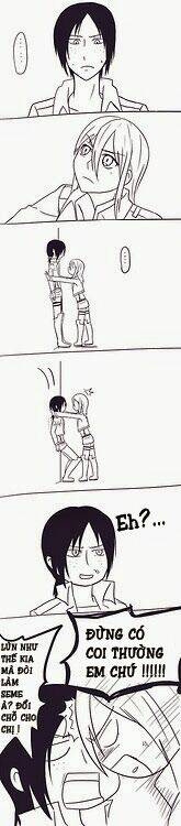đại chiến titan - doujinshi về các cô gái chapter 45 4