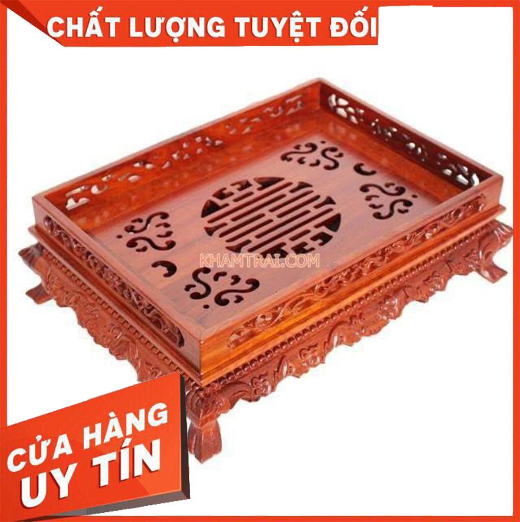 Khay trà gỗ hương Chân quỳ