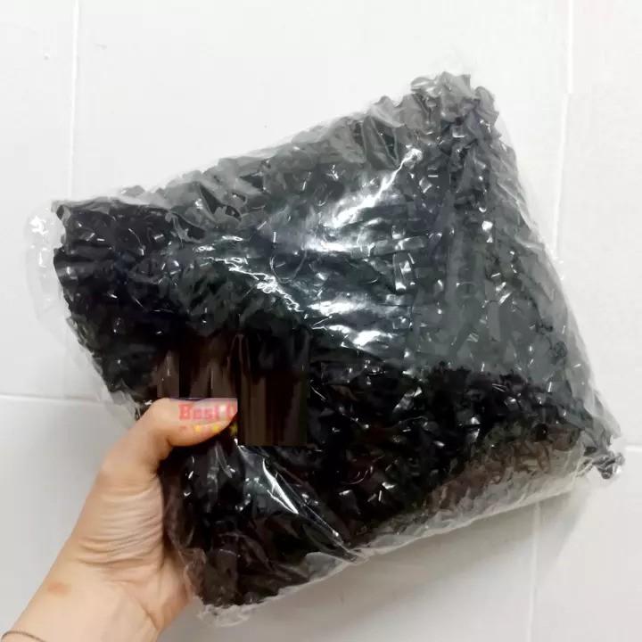 Gói 100g chun buộc tóc màu đen - giadungphuongnguyen