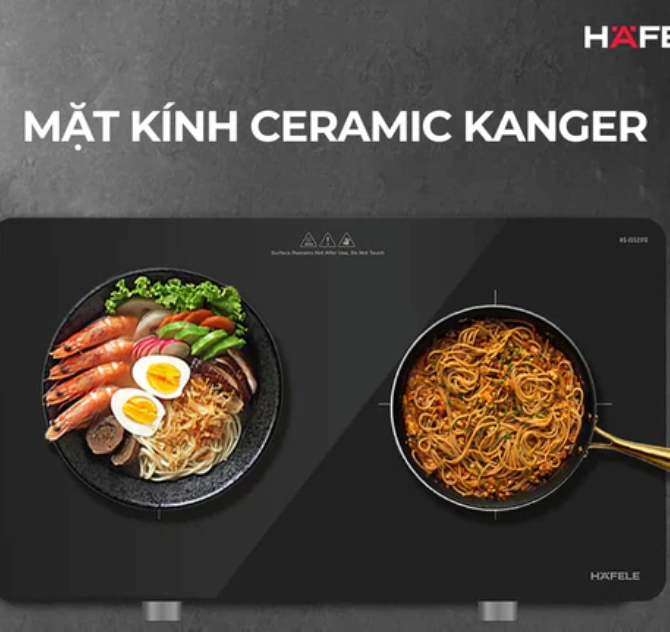 Bếp từ đôi Hafele HS-I5521FG - 536.66.850 Hàng Chính Hãng