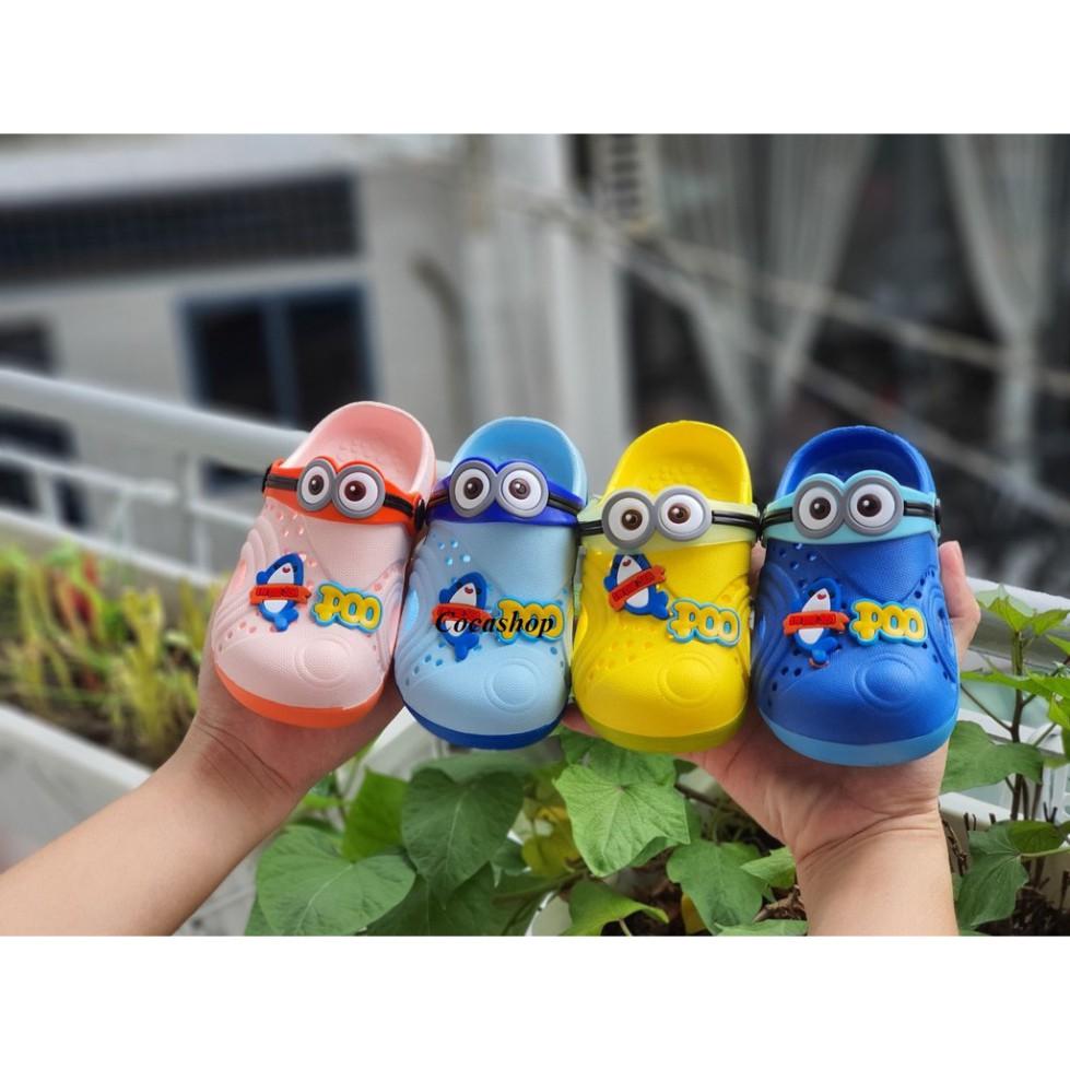 DÉP SỤC CÓ QUAI CHO BÉ TRAI BÉ GÁI MINION CUTE SIÊU ÊM CHÂN