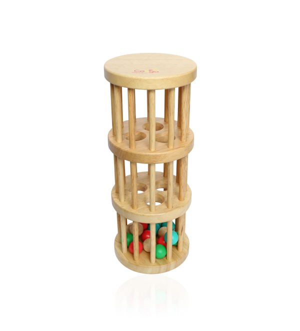 Đồ chơi trống lắc bi 3 tầng đồ chơi âm thanh cho trẻ sơ sinh an toàn, đồ chơi lục lạc cho bé