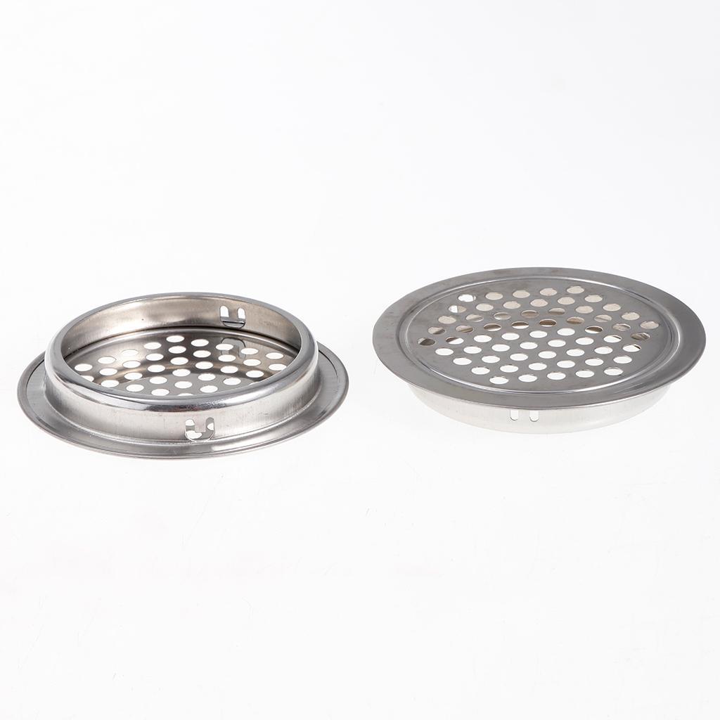 30x 53mm Stainless Steel Vent Louver Round Hole Vent Louver Louver