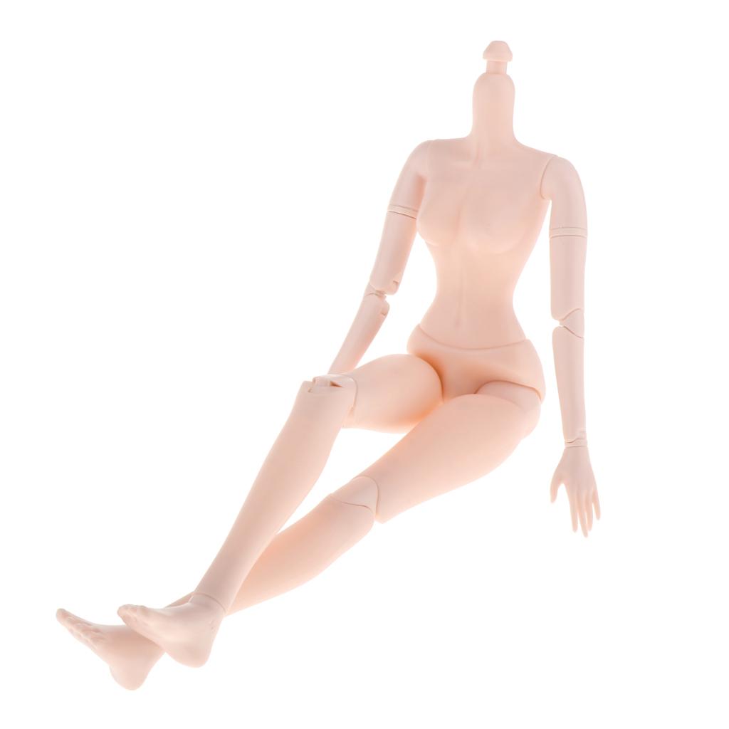 60cm 21 Joints Nude Body With Head For 1/3 BJD Doll Accessory Normal Skin