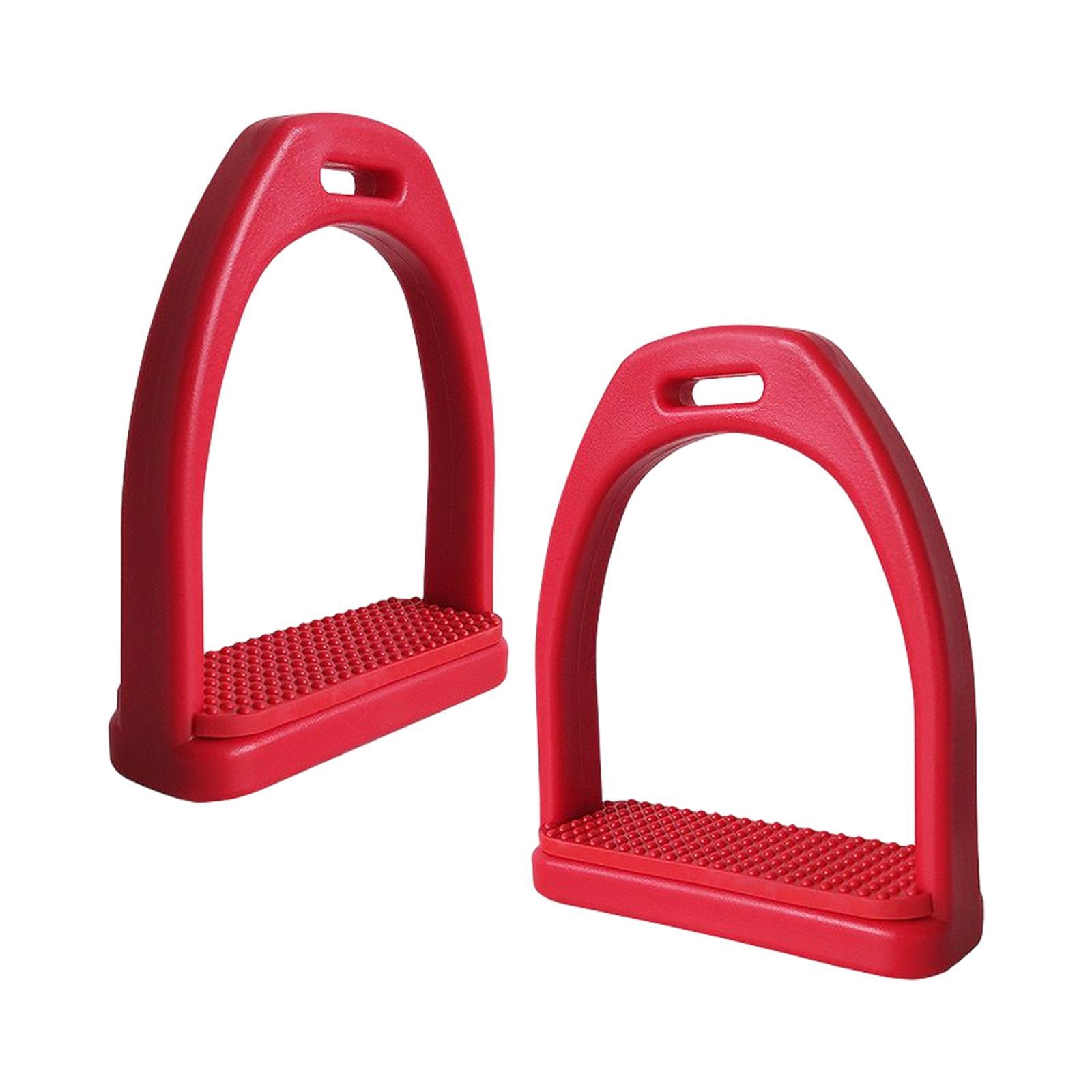 2Pcs Horse Riding Stirrups Non Slip Tool Rubber Pad for Horse Riding Outdoor