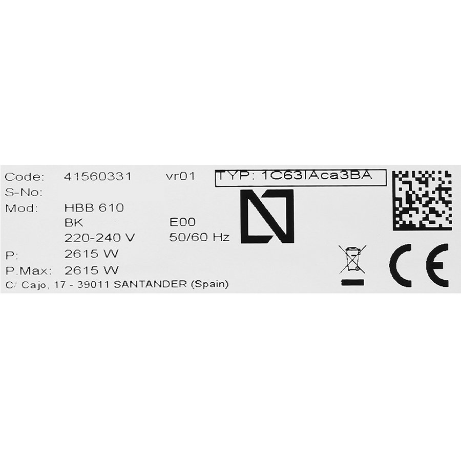 Lò Nướng TEKA HBB 610 BK