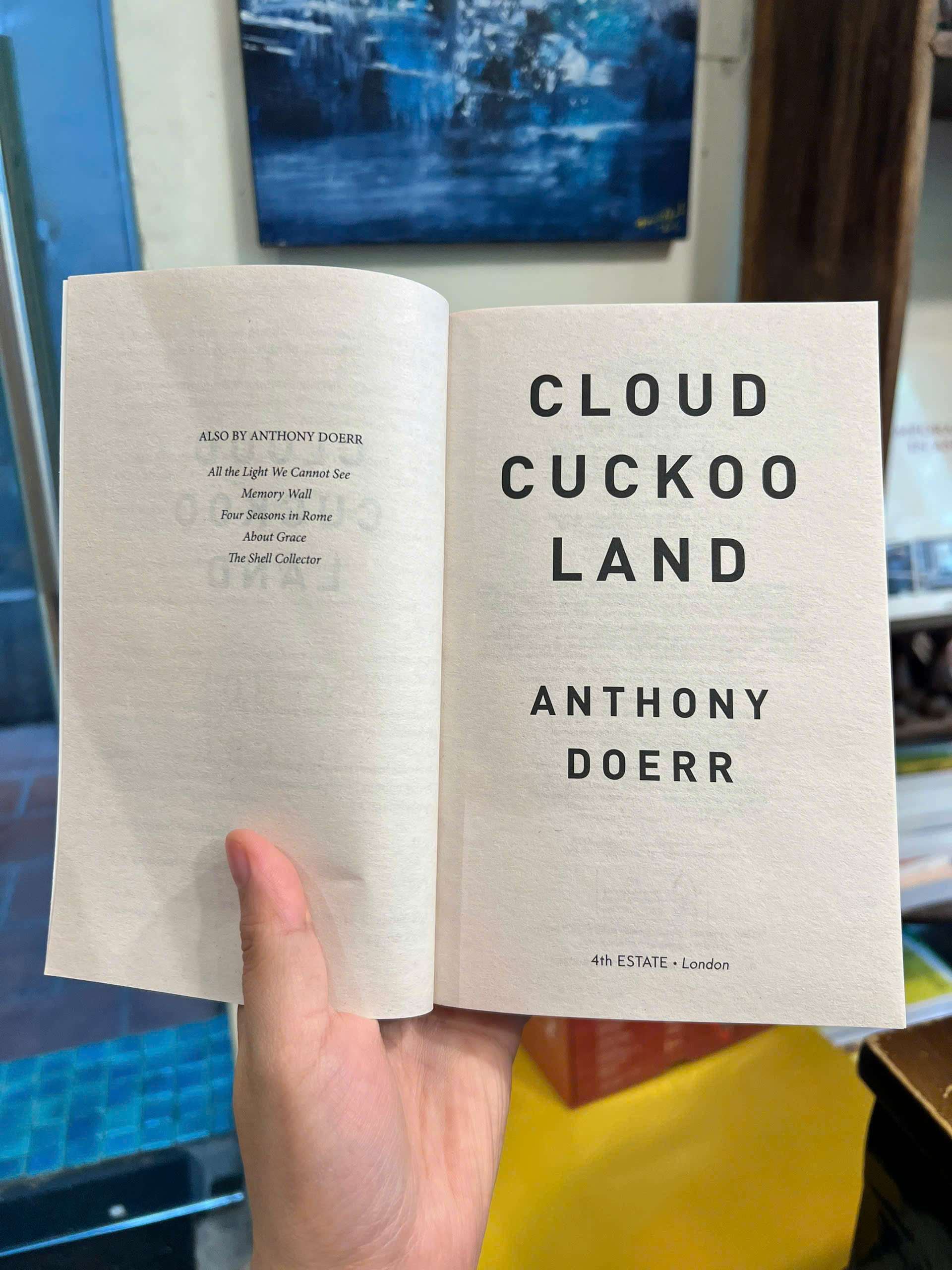 Sách - Cloud Cuckoo Land by Anthony Doerr | Historical Fiction / Fantasy / Ngoại văn Nhập khẩu UK