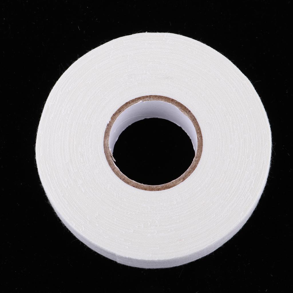 2x1 Roll Waterproof Adhesive Ice Hockey Cloth Tape Stick Handle Grip White