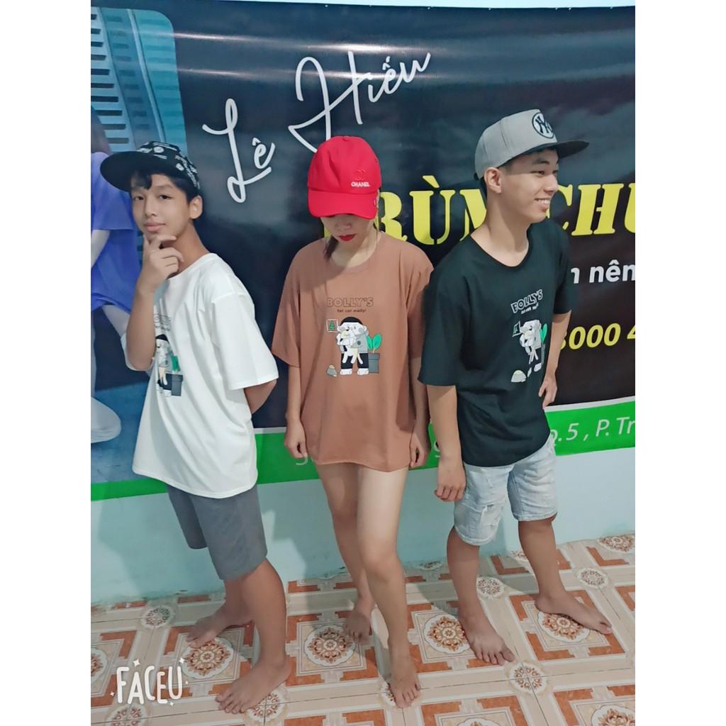 Áo THun Tay lỡ Nam Nữ From Rộng Unisex Friseze 40-70kg