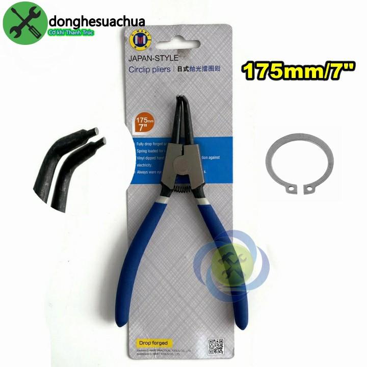Kìm phe ngoài miệng cong C-Mart B0024-07 dài 175mm