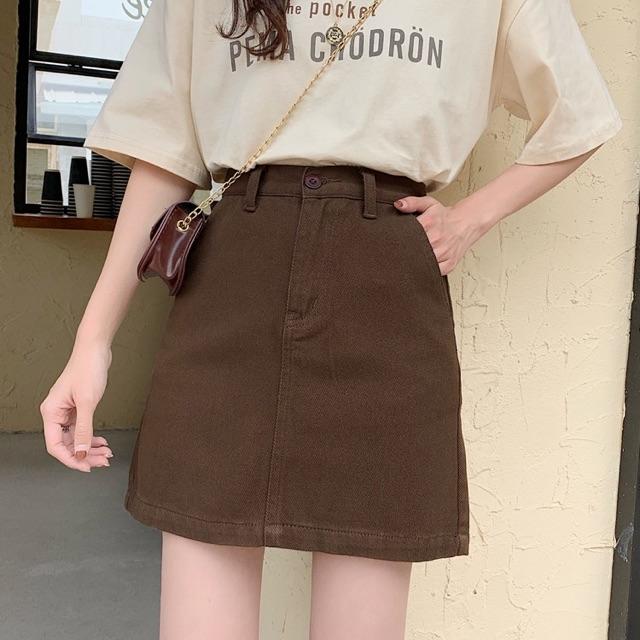 Chân váy khaki basic nhiều màu