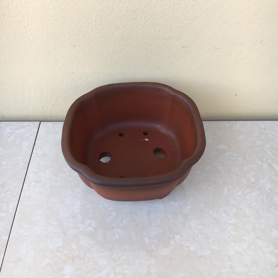 Chậu bonsai Áng mây mini đất nung gốm Bát tràng 1 size BM-37