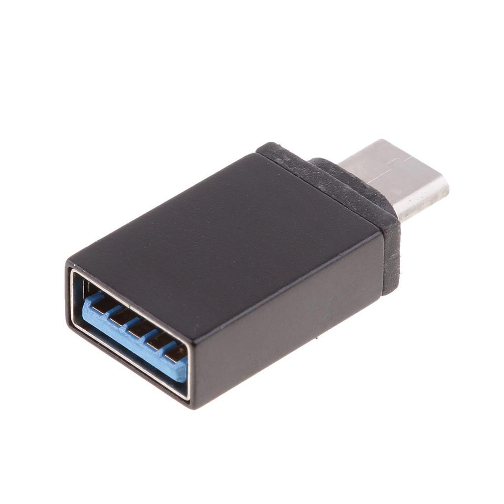 2 Pcs USB Type-C Male To USB3.0 Female Adapter Support OTG Data Sync Charger