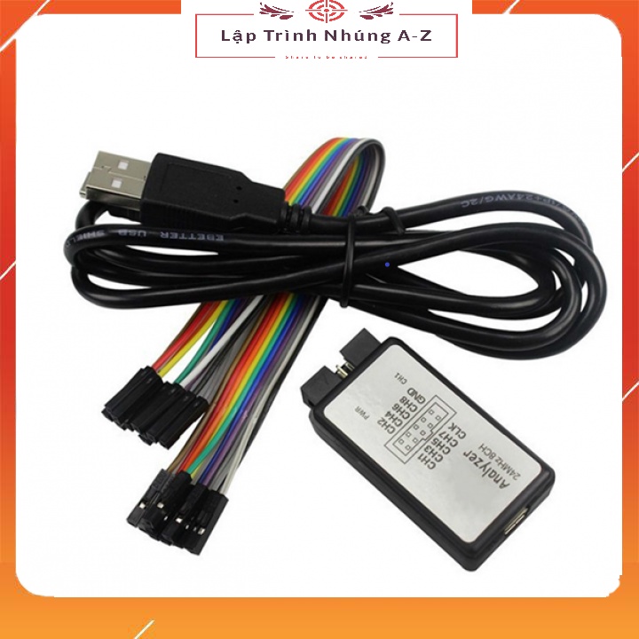 [Lập Trình Nhúng A-Z][102] USB Phân Tích Tín Hiệu Số Logic 24Mhz 8 Kênh ARM FPGA