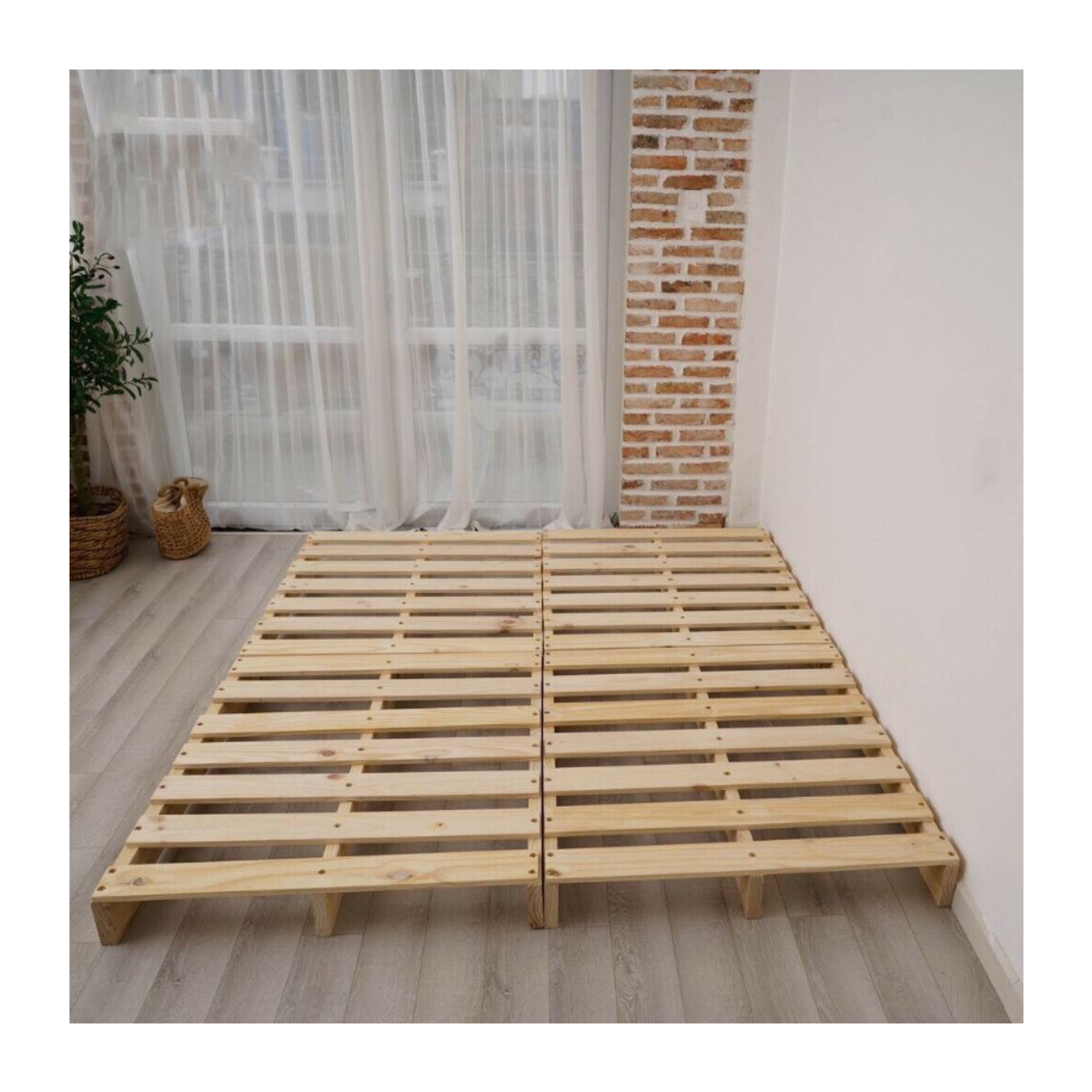 Giường pallet gỗ - Pallet gỗ thông