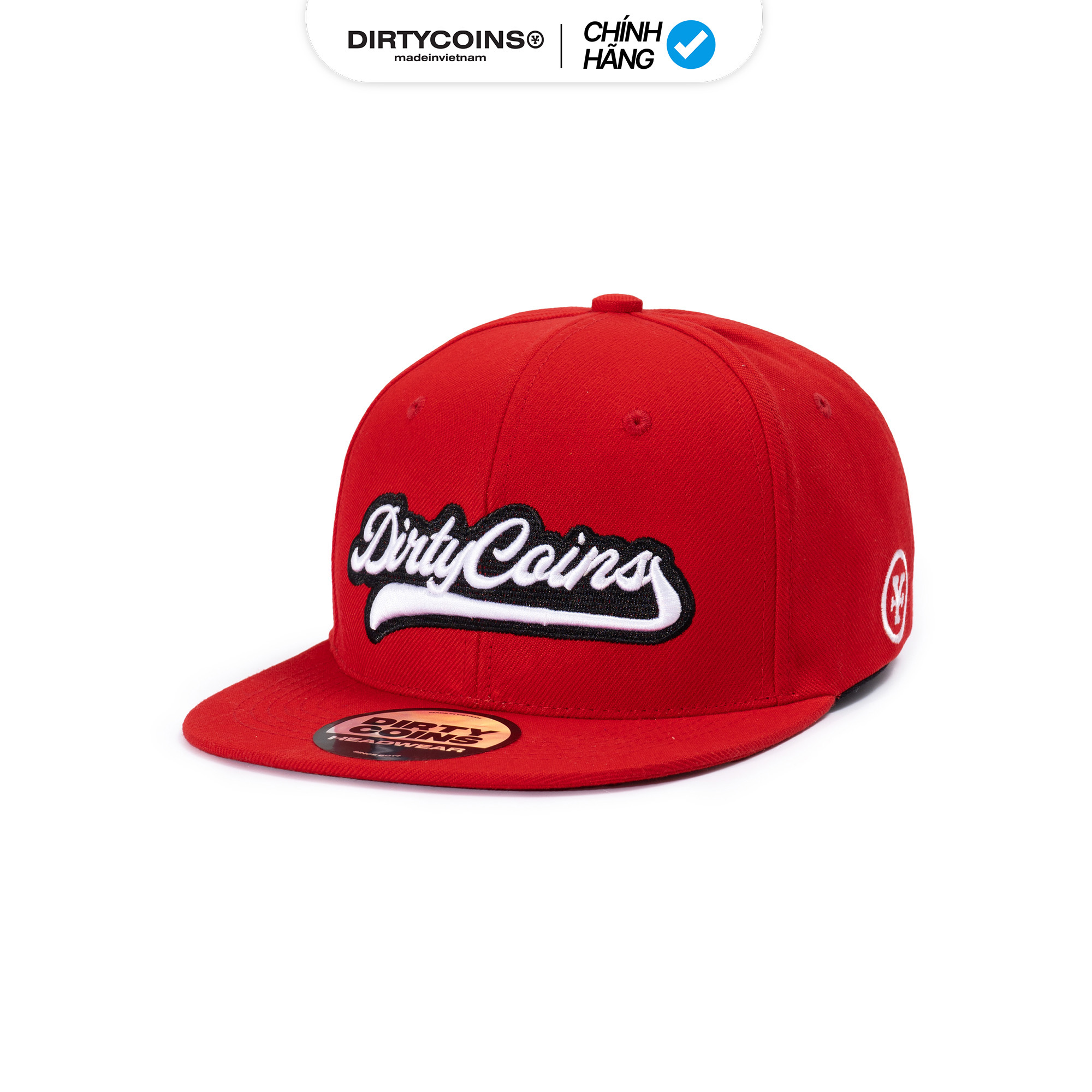 Nón DirtyCoins University Logo Snapback Hat - Red