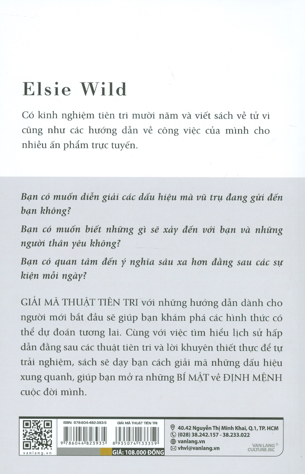 Giải Mã Thuật Tiên Tri (Những kỹ thuật tiên đoán cho người mới bắt đầu) - Elsie Wild; Ngô Phan Minh Vũ dịch