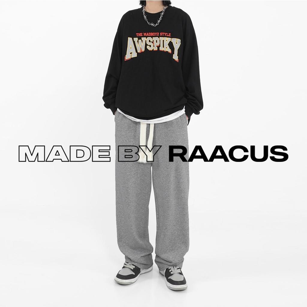 Quần ống rộng nam nữ nhung tăm RAACUS unisex, quần nhung tăm nam nữ ống rộng dáng suông phong cách ulzzang