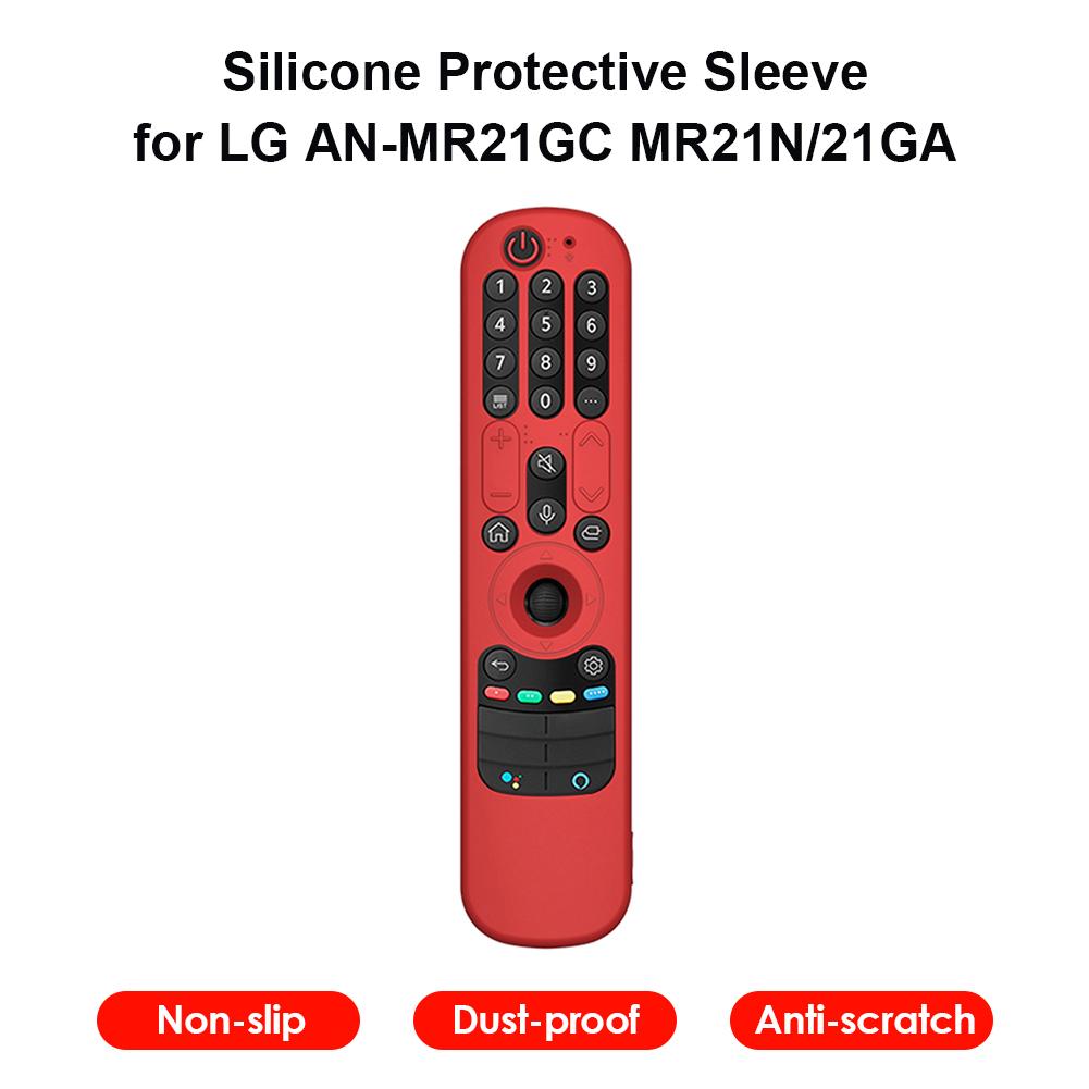 Vỏ silicone đầy màu sắc cho LG AN-MR21GC MR21N/21GA điều khiển điều khiển từ xa cho LG OLED TV Magic từ xa một MR21GA