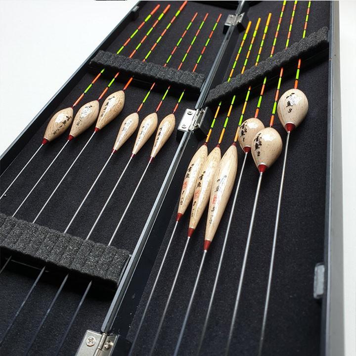 Hộp phao câu đài, hộp 12 phao câu đài nano độ nhạy cao